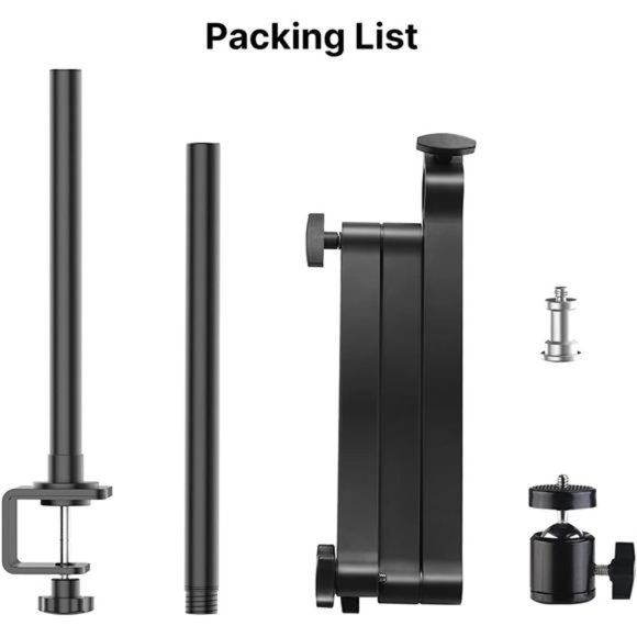 Camera Desk Mount Stand with Flexible Arm,  Aluminum Desk Mounting Stand - Picture 6 of 6